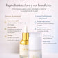 Kitduo Serum Q10 + Crema Hydra. Incluye 1 Sachet GRATIS de Acido Hialuronico