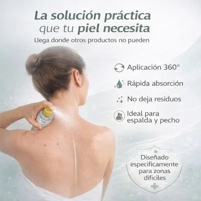 Spray Tratamiento - Para Acné y Manchas en Espalda y Pecho + 2 Regalos GRATIS