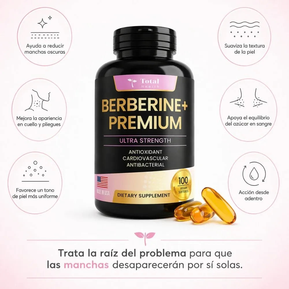 Berberina Balance - Regula La Resistencia a La Insulina y Desvanece Manchas
