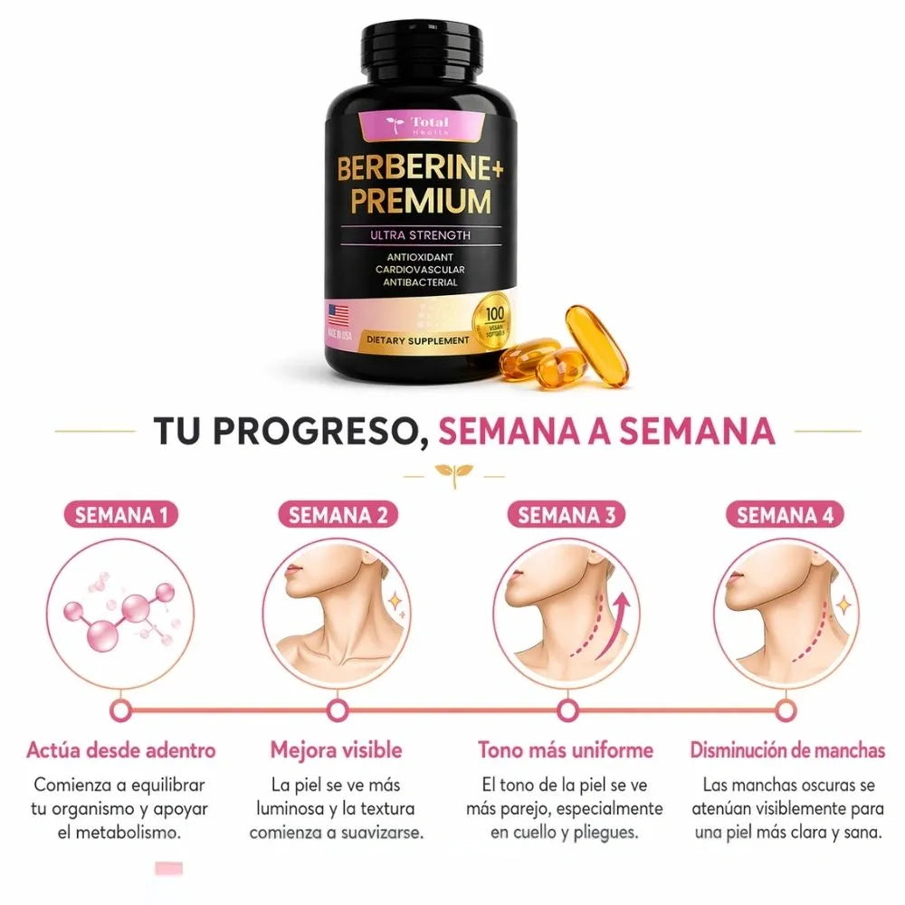 Berberina Balance - Regula La Resistencia a La Insulina y Desvanece Manchas